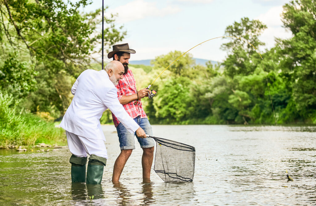 Passionate anglers: fishing defines what we do.
